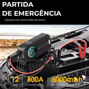 Bomba de Ar 4 em 1 com Partida de Emergência e Led