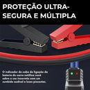 Bomba de Ar 4 em 1 com Partida de Emergência e Led