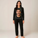 Pijama Feminino Personalizado com Careta - Rosto Engraçado em Destaque